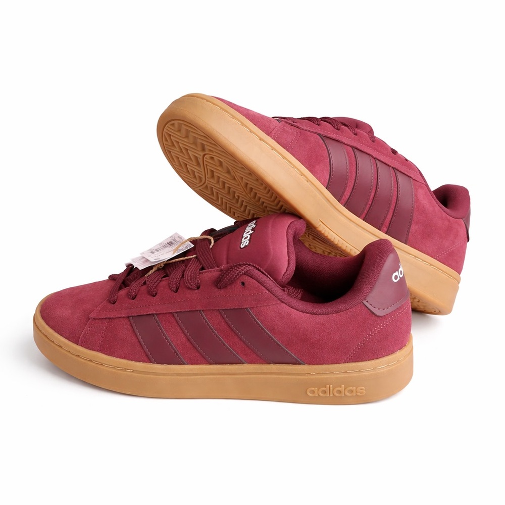 Adidas Men's Maroon Sneakers Gran court alpha